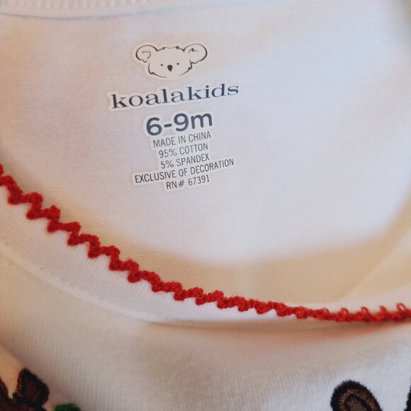 Baby's 1st Holiday Christmas Santa Reindeer Onesie Tulle Tutu Size 6-9 months - Picture 8 of 9